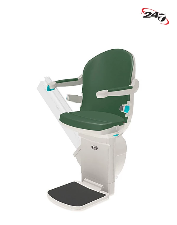 Icon 1 Straight Stairlift green