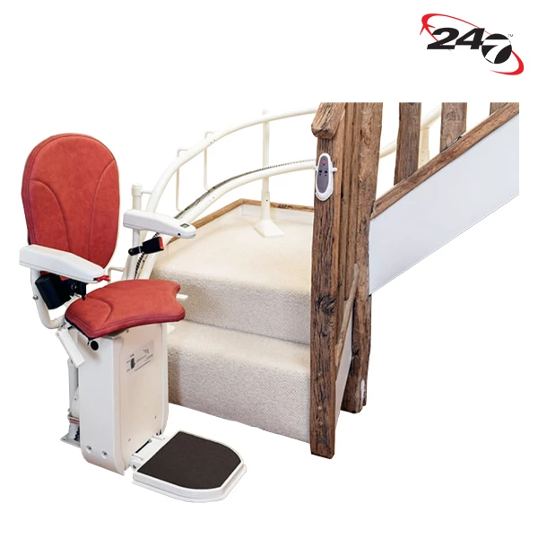 ICON Turn Stairlift curved profile